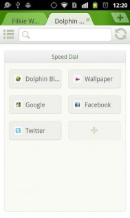 Dolphin Browser Mini 2.5. Скриншот 2