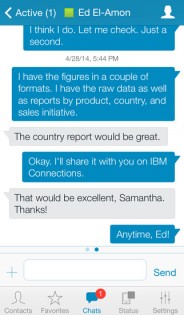 IBM Sametime. Скриншот 2