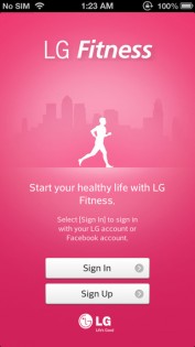 LG Fitness. Скриншот 1