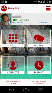 MO-Call Mobile VoIP 3.5.4. Скриншот 1