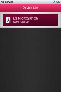 LG Bluetooth Remote. Скриншот 2