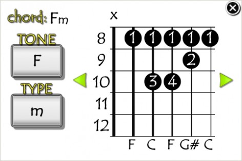 Guitar Chords 1.3.1. Скриншот 6