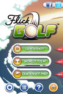 Flick Golf 2.9.1. Скриншот 1