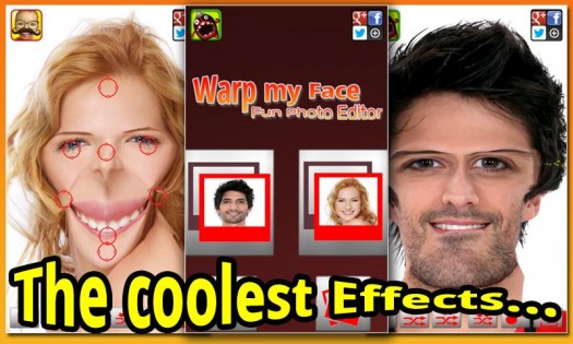 Warp my Face Fun Photo Editor 220404. Скриншот 7