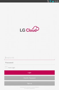 LG Cloud 3.4.00. Скриншот 1