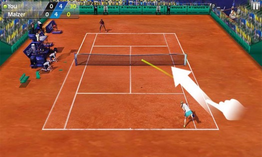 Tennis 3D 1.8.6. Скриншот 1
