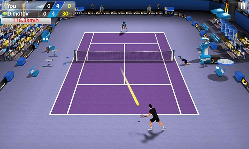 Скачать Tennis 3D 1.7.7 для Android - 800 x 480 jpeg 55kB