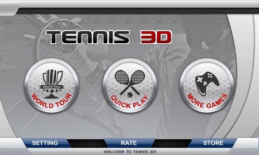 Tennis 3D 1.8.6. Скриншот 5