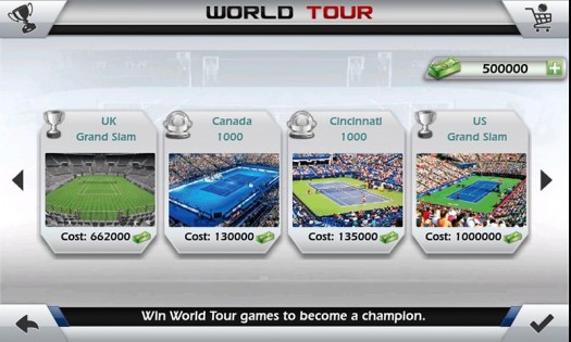 Tennis 3D 1.8.6. Скриншот 9