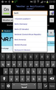 Weather As Notification Icons FREE 2.0.1. Скриншот 3