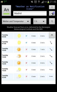 Weather As Notification Icons FREE 2.0.1. Скриншот 4