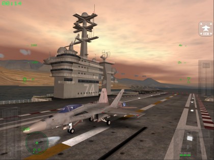 F18 Carrier Landing Lite 7.5.8. Скриншот 1