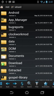 Root Browser 4.1.0. Скриншот 1