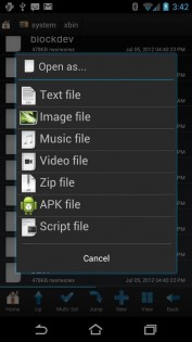 Root Browser 4.1.0. Скриншот 3