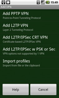 1 VPN 1.5.9m. Скриншот 1