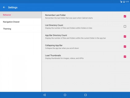 Cabinet File Manager 1.9.8.1. Скриншот 2