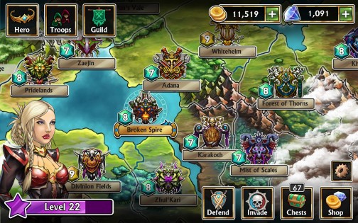 Gems of War 8.0.0. Скриншот 2