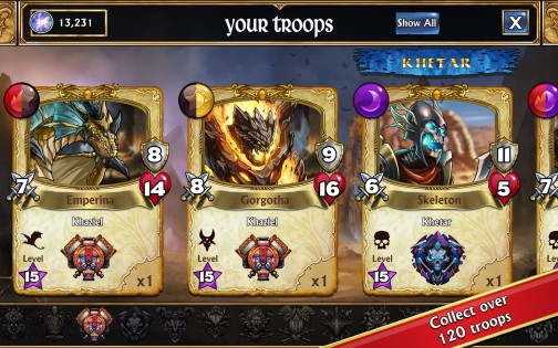 Gems of War 8.0.0. Скриншот 15