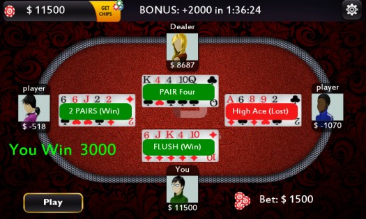 Simple Poker 1.5.1. Скриншот 5