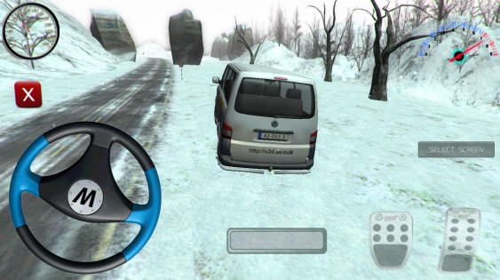 Winter Driving 3D 1.1. Скриншот 2
