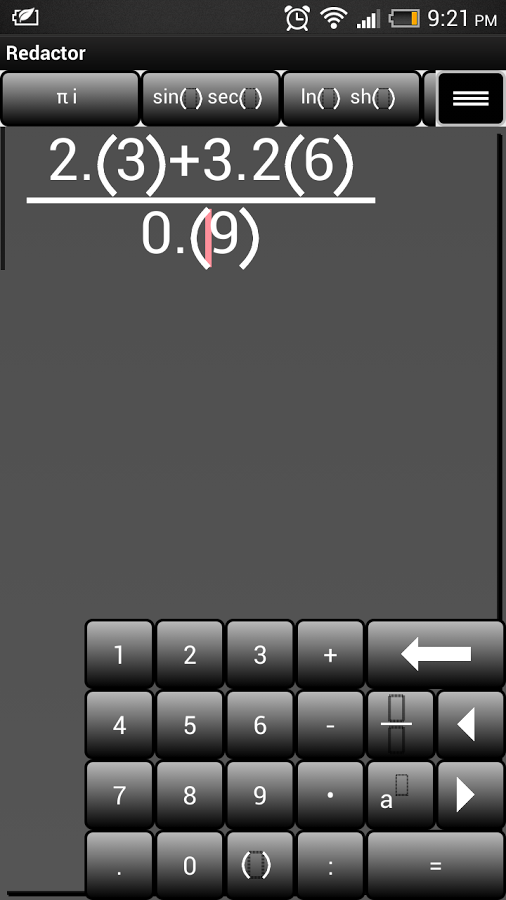 Скачать SpecExp Calculator 4.0.9 для Android - 506 x 900 png 97kB