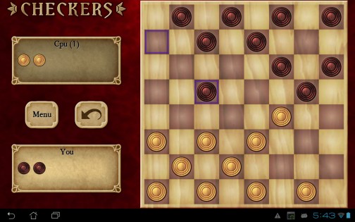 Checkers Free 2.62. Скриншот 3