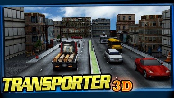 Transporter Truck Driving 3D 4.8. Скриншот 4