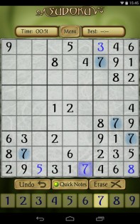 Sudoku Free 2.31. Скриншот 20