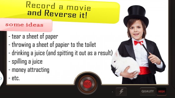 Reverse – эффект видео наоборот 1.5.150. Скриншот 2