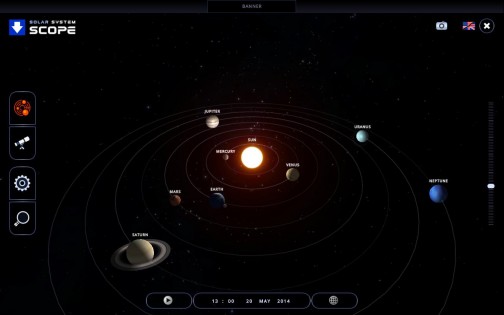 Solar System Scope 3.2.5. Скриншот 3