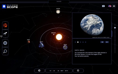 Solar System Scope 3.2.5. Скриншот 13