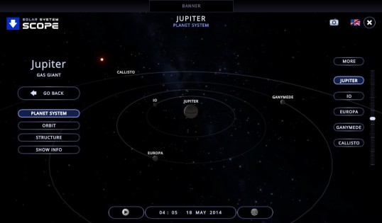 Solar System Scope 3.2.5. Скриншот 4