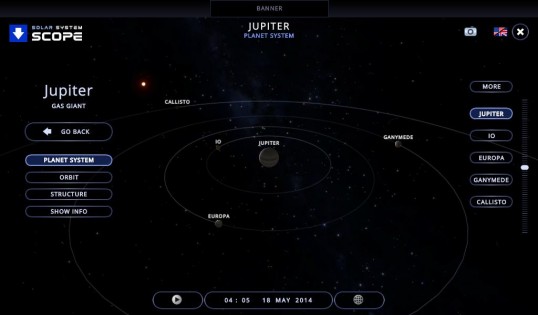 Solar System Scope 3.2.6. Скриншот 5