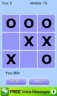 Tic Tac Toe игры 2.3.7. Скриншот 1