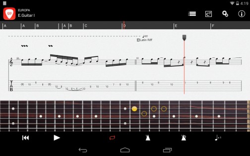 Guitar Pro 1.6.3. Скриншот 24