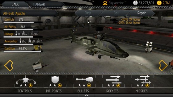 CHAOS Combat Helicopter 3D 6.1.8. Скриншот 6