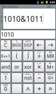 Калькулятор MobiCalc 1.4.7. Скриншот 3