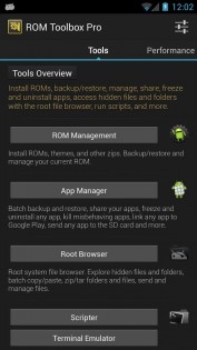 ROM Toolbox Lite 6.9.0. Скриншот 9