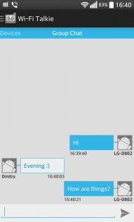 Wi-Fi Talkie 4.0.4. Скриншот 4