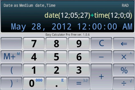Easy Calculator Pro 1.3.7. Скриншот 6