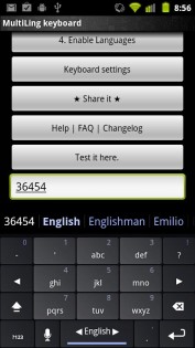 Multiling O Keyboard + emoji 2.0.39. Скриншот 4