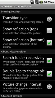 MultiPicture Live Wallpaper 0.6.11. Скриншот 2