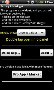 Battery Solo Widget 4.1. Скриншот 4