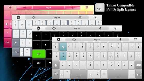 Super Keyboard Free v1.7.1. Скриншот 5