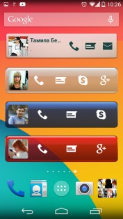 Contact Widget Free 1.8. Скриншот 3