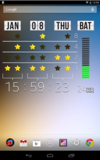 Binary Digital Clock 1.0.1. Скриншот 2