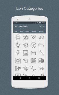 Zarys — Icon Pack 1.0.0. Скриншот 3