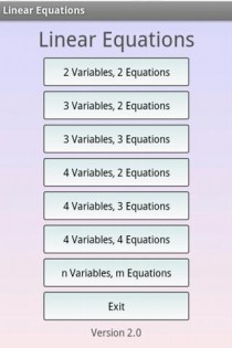 Linear Equations 24.4. Скриншот 1