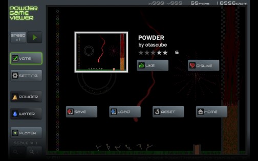 Powder Game 3.9.0. Скриншот 15