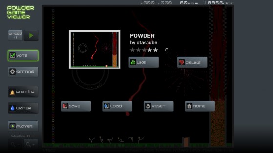 Powder Game 3.9.0. Скриншот 7